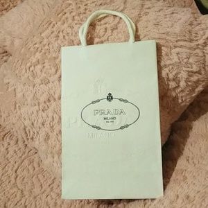 Prada Paper Shopping Bag
